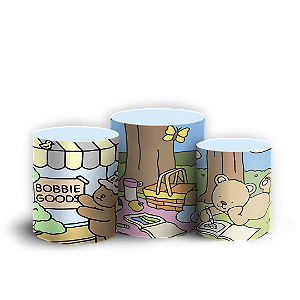 Trio Cilindro - Bobbie Goods - Sublimado 3D