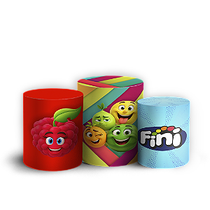 Trio Cilindro - Doce Fini - Sublimado 3D