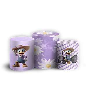 Trio Cilindro - Margarida - Sublimado 3D