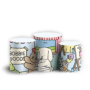 Trio Cilindro - Bobbie Goods - Sublimado 3D