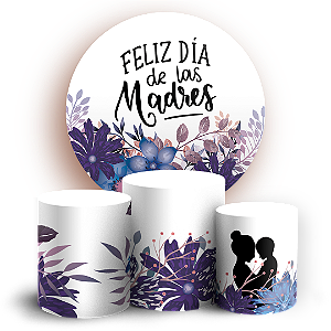 KIT Redondo e Trio - Dia de la Madre - Sublimado 3D