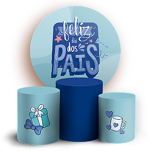 KIT Redondo e Trio - Dia dos Pais - Sublimado 3D