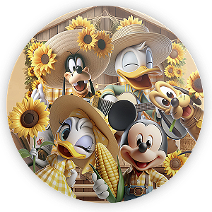 Painel de Mesa - Minnie - Sublimado 3D