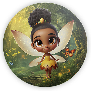 Painel de Mesa - Sininho Tinkerbell - Sublimado 3D