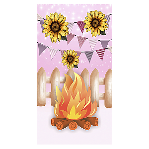 Faixa Lateral - Festa Junina - Sublimado 3D