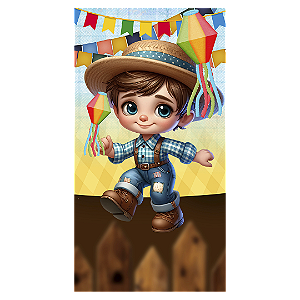 Faixa Lateral - Festa Junina - Sublimado 3D