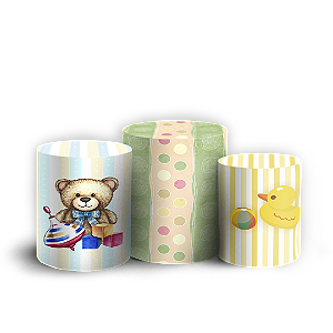 Trio Cilindro - Looney Tunes - Sublimado 3D