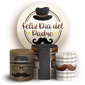 KIT Redondo e Trio - Dia Del Padre - Sublimado 3D