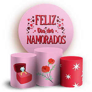 KIT Redondo e Trio - Namorados - Sublimado 3D