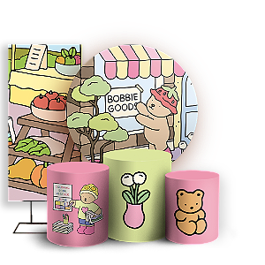 KIT Redondo Trio e Faixa - Bobbie Goods - Sublimado 3D