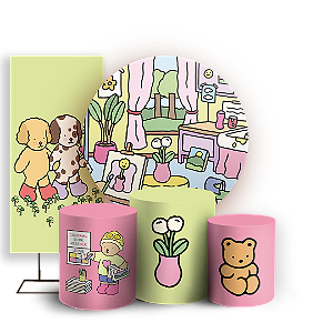KIT Redondo Trio e Faixa - Bobbie Goods - Sublimado 3D