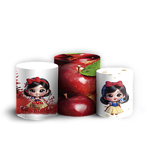 Trio Cilindro - Branca de Neve - Sublimado 3D