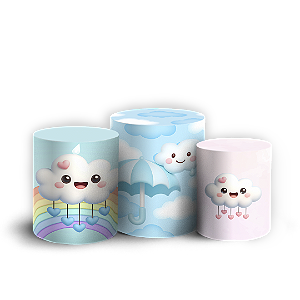 Trio Cilindro - Chuva de Amor - Sublimado 3D