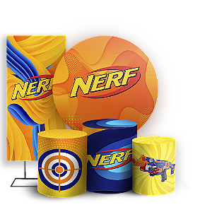 KIT Redondo Trio e Faixa - NERF - Sublimado 3D