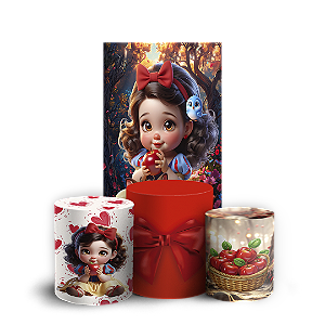 Faixa Lateral e Trio Cilindro Sublimado 3D Vest Facil - Branca de Neve