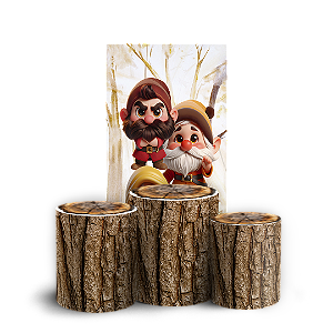 Faixa Lateral e Trio Cilindro Sublimado 3D Vest Facil - Branca de Neve