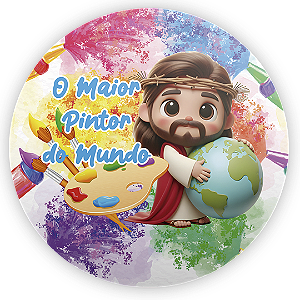Painel de Mesa - O Maior Pintor Do Mundo - Sublimado 3D