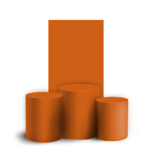 Faixa Lateral e Trio Cilindro Sublimado 3D Vest Facil - Cor Lisa Laranja 28h 13v