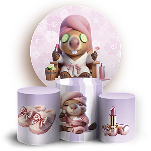 KIT Redondo e Trio - Capivara - Sublimado 3D