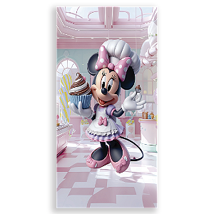 Faixa Lateral - Confeitaria Minnie By Vivi - Sublimado 3D