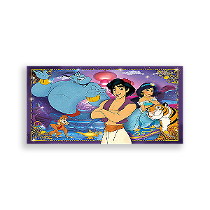 Painel Retangular - Aladdin Jasmine - Sublimado 3D