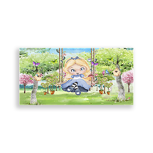 Painel Retangular - Alice - Sublimado 3D