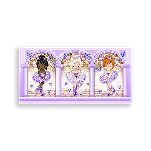 Painel Retangular - Bailarinas - Sublimado 3D