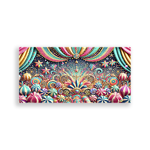 Painel Retangular - Carnaval - Sublimado 3D