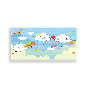 Painel Retangular - Chuva De Amor - Sublimado 3D