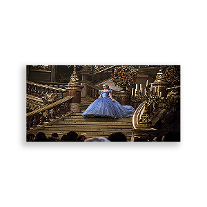 Painel Retangular - Cinderella Filme - Sublimado 3D