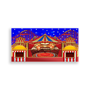 Painel Retangular - Circo - Sublimado 3D