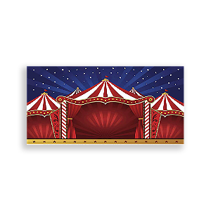 Painel Retangular - Circo - Sublimado 3D