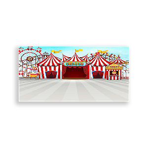 Painel Retangular - Circo - Sublimado 3D