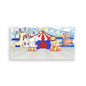 Painel Retangular - Circo - Sublimado 3D