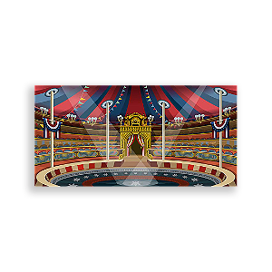 Painel Retangular - Circo - Sublimado 3D
