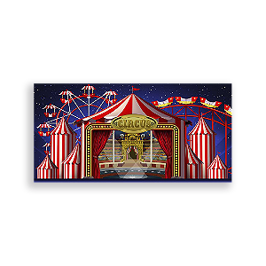 Painel Retangular - Circo - Sublimado 3D