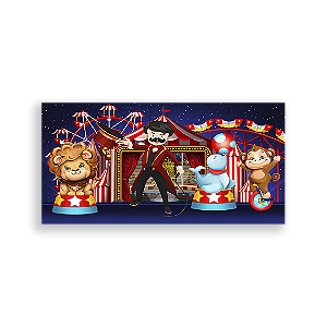 Painel Retangular - Circo - Sublimado 3D