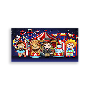 Painel Retangular - Circo - Sublimado 3D