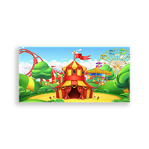 Painel Retangular - Circo - Sublimado 3D