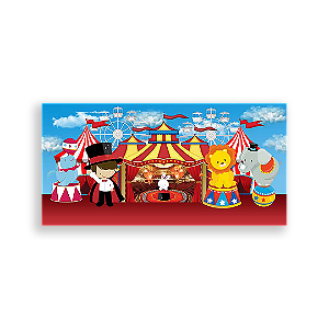 Painel Retangular - Circo - Sublimado 3D