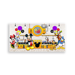 Painel Retangular - Disney Brinquedos - Sublimado 3D
