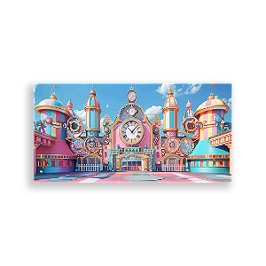 Painel Retangular - Disney Brinquedos - Sublimado 3D