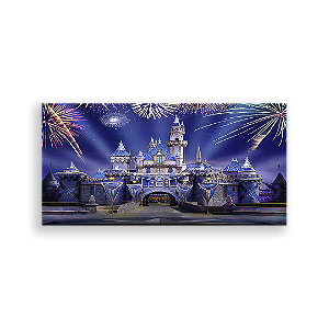 Painel Retangular - Disney Castelos - Sublimado 3D