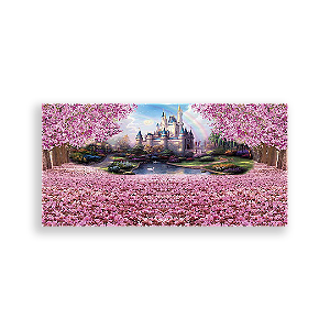 Painel Retangular - Disney Castelos - Sublimado 3D