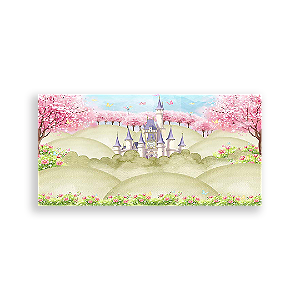 Painel Retangular - Disney Castelos - Sublimado 3D