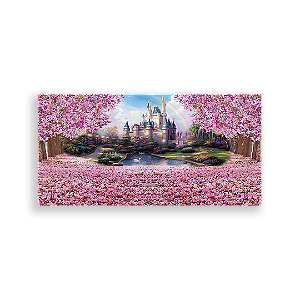 Painel Retangular - Disney Castelos - Sublimado 3D