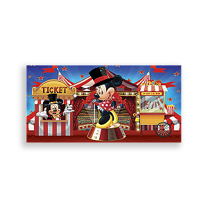 Painel Retangular - Disney Circo - Sublimado 3D