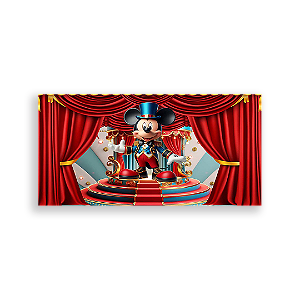 Painel Retangular - Disney Circo - Sublimado 3D