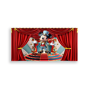 Painel Retangular - Disney Circo - Sublimado 3D