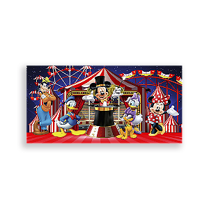 Painel Retangular - Disney Circo - Sublimado 3D